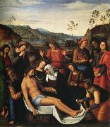 Pietro Perugino Lamentation over the Dead Christ (mk25) Sweden oil painting artist